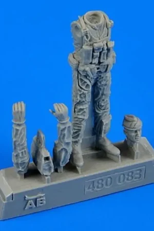 Finale Uitverkoop U.S. Navy pilot with bag - Vietnam War 1965 - 1973 Figuren