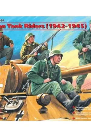 Dagaanbieding German Tank Riders 1942-45 ( Figure 4 x ) Figuren