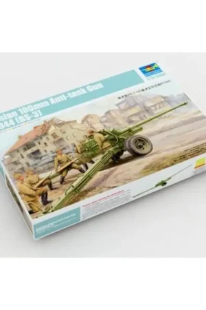 BS- 3 100mm Russian Anti -tank Gun Mod 1944 Schaalmodel Laatste Kans