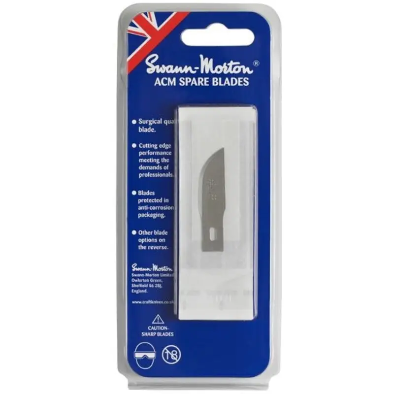 Must-Have No.22 Blade to fit SM9106 No.2 and SM9107 no.5 handle in pack of 5 blades.