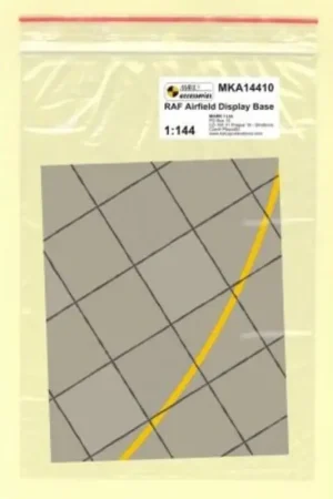 RAF Base (square concrete panels) A single 1:144 scale sheet depicting an actual military aircraft base or helicopter landing zo Koopje