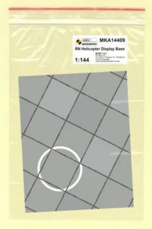 RN Helicopter Base A single 1:144 scale sheet depicting an actual military aircraft base or helicopter landing zone, and the ter Seizoensaanbieding