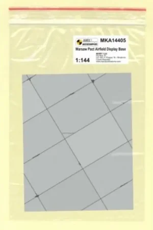 Koopje Warsaw Pact Base (rectangular concrete panels) A single 1:144 scale sheet depicting an actual military aircraft base or helicopt