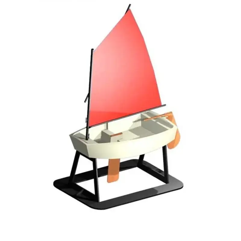 Hoge Kwaliteit Statische zeilboot OPTIMIST Schaalmodel