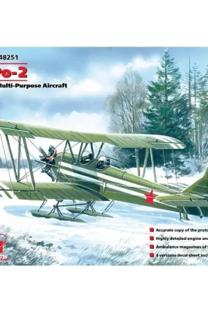 Polikarpov U-2/Po-2, WWII Soviet Multi-Purpose Aircraft Schaalmodel Koop Online