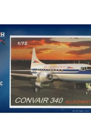 Meest Verkocht Convair 340 with the Pug Nose . Allegheny Decals Schaalmodel