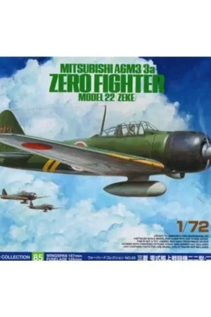 Bestseller A6M3/3A Mitsubishi Zero Model 22 Zeke Schaalmodel