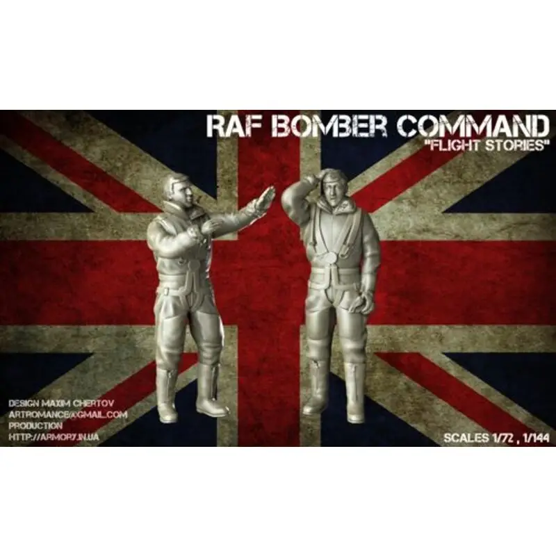 Flight Stories WWII RAF crewmen in high- altitude outfit (2 figures) Figuren Beperkte Voorraad