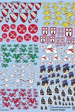Sticker Luftwaffe Fighter Unit Emblems Decal Bestel Nu