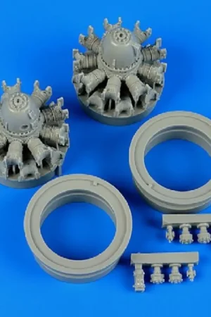 Bestseller Lockheed PV- 1 Ventura engines ( designed to be used with Revell kits) Motor