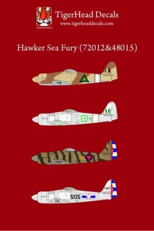 Laatste Versie Sticker Hawker Sea Fury . The Hawker Sea Fury fighter aircraft Was a British designed and Manufactured by Hawker . It was the la