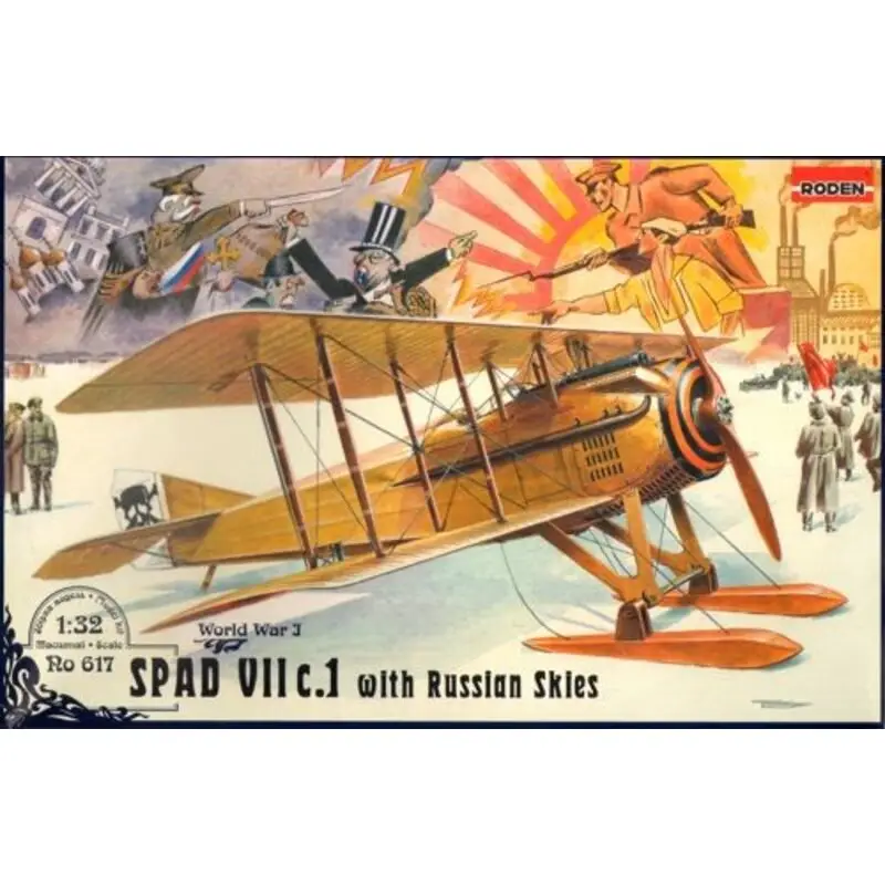 Spad 7 Imperial Russian Air Service Schaalmodel Lage Kosten