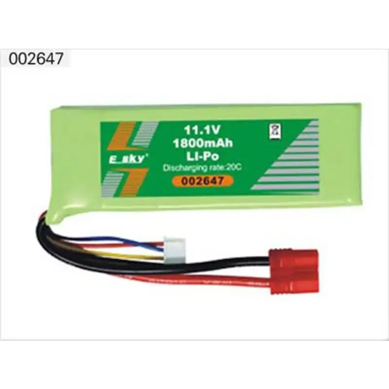 Favoriet ACCU 1800mA LiPo 11,1 V socket B