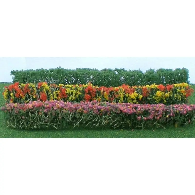 HEDGE PLANT GREEN ASSORTED 125x9x15mm - HO SCALE Shop Nu
