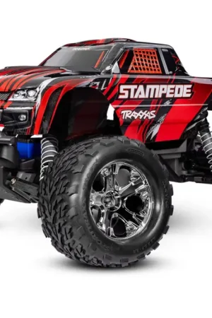 Weekendaanbieding Traxxas Stampede 2WD HD electro monster truck RTR - Rood