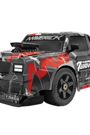 Fabrieksprijs Maverick QuantumR Flux 1/8 4WD 4S brushless race truck RTR - Grijs/Rood