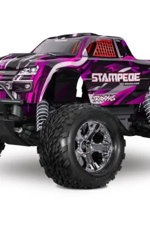 Merkproduct Traxxas Stampede 2WD BL-2S HD Brushless Truck RTR - Roze (Tijdelijk incl. GRATIS 2S 3000mah accu en USB-C lader)