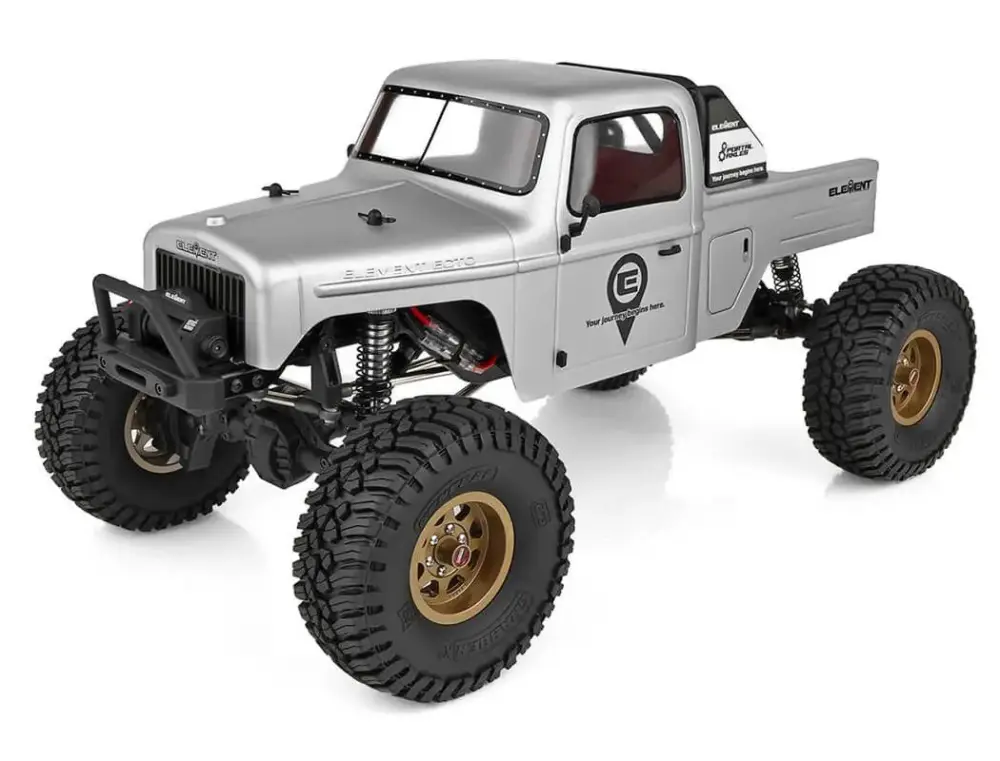 Hoge Kwaliteit Element RC 1/10 Enduro Ecto Trail Truck RTR - Grijs