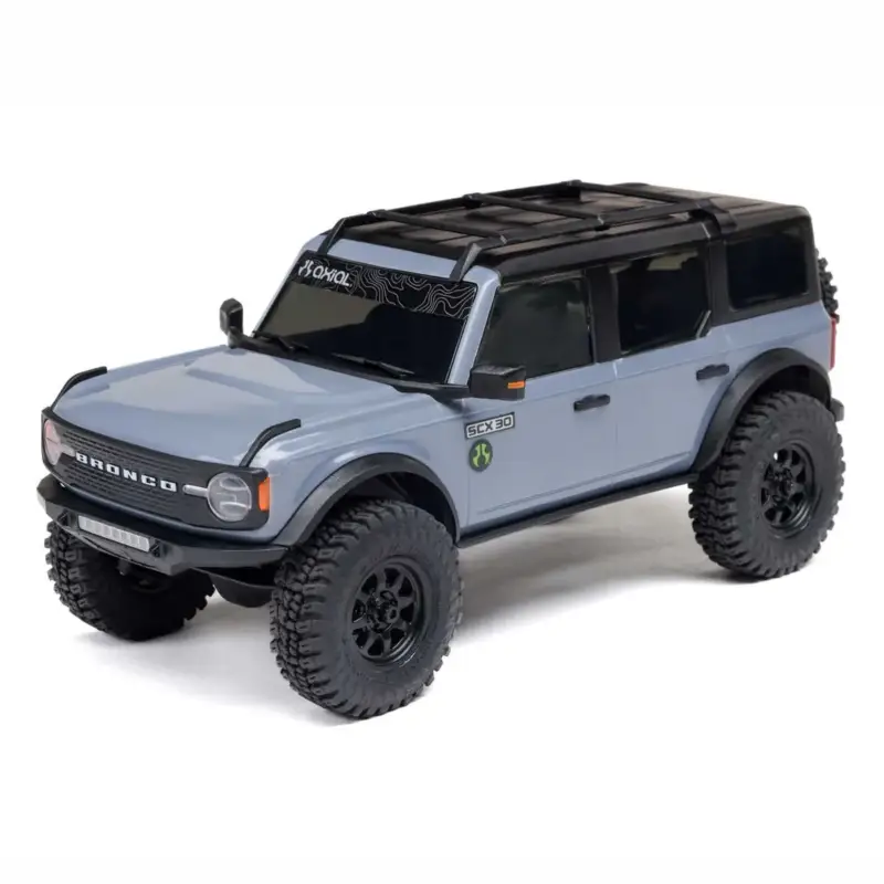 Voordeelprijs Axial SCX30 Ford Bronco 4X4 RTR Brushed Rock Crawler - Grijs