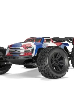 Arrma Kraton 6S V6 BLX RTR - Blauw/Rood Direct Beschikbaar