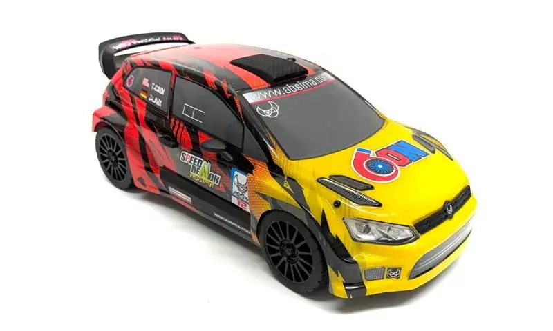 Absima 1/12 EP Rally Car Speed Demon 4WD Brushless RTR - Rood Seizoensaanbieding