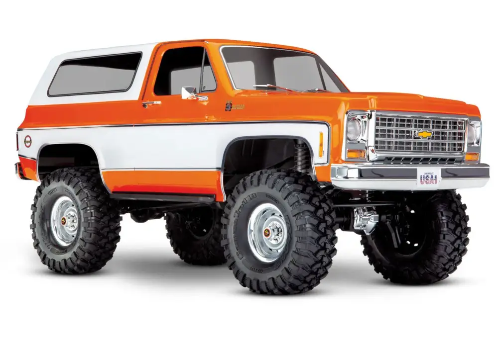 Fabrieksprijs Traxxas TRX-4 1972 Chevrolet Blazer - Oranje (Clipless Body)