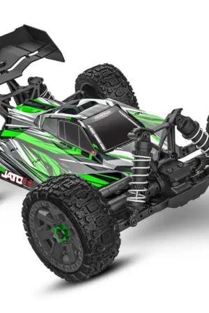 Traxxas Jato 4X4 BL-2S brushless buggy - Groen (Tijdelijk incl. GRATIS 2S 3000mah accu en USB-C lader) Nu Kopen