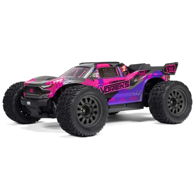 Gratis Retour Arrma 1/10 Vorteks 223S DSC 4x4 brushless truggy RTR - Paars