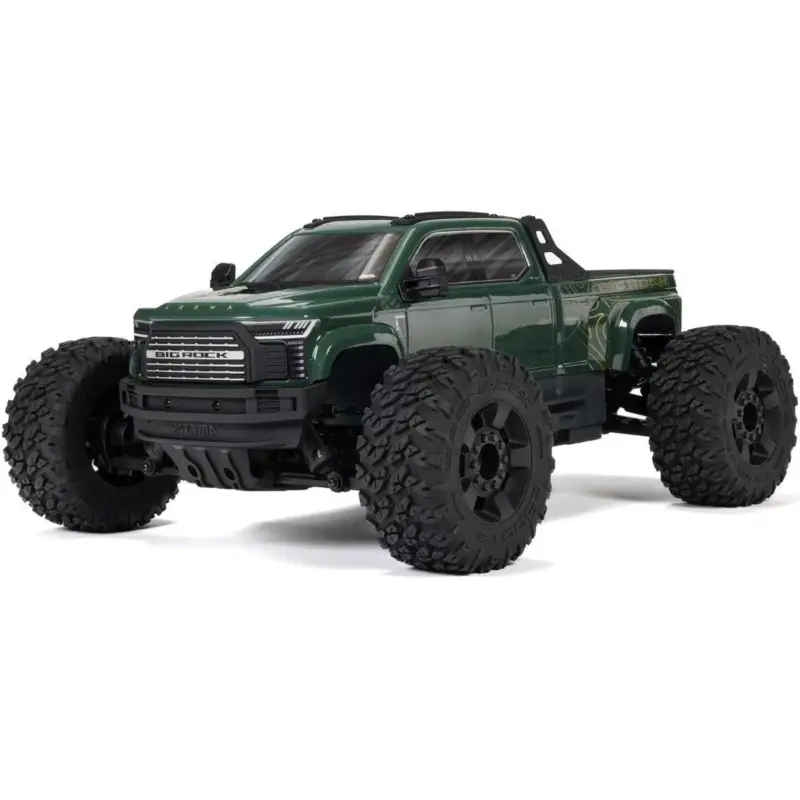 Flitsaanbieding Arrma 1/10 Big Rock 223S DSC 4x4 brushless truck RTR - Groen