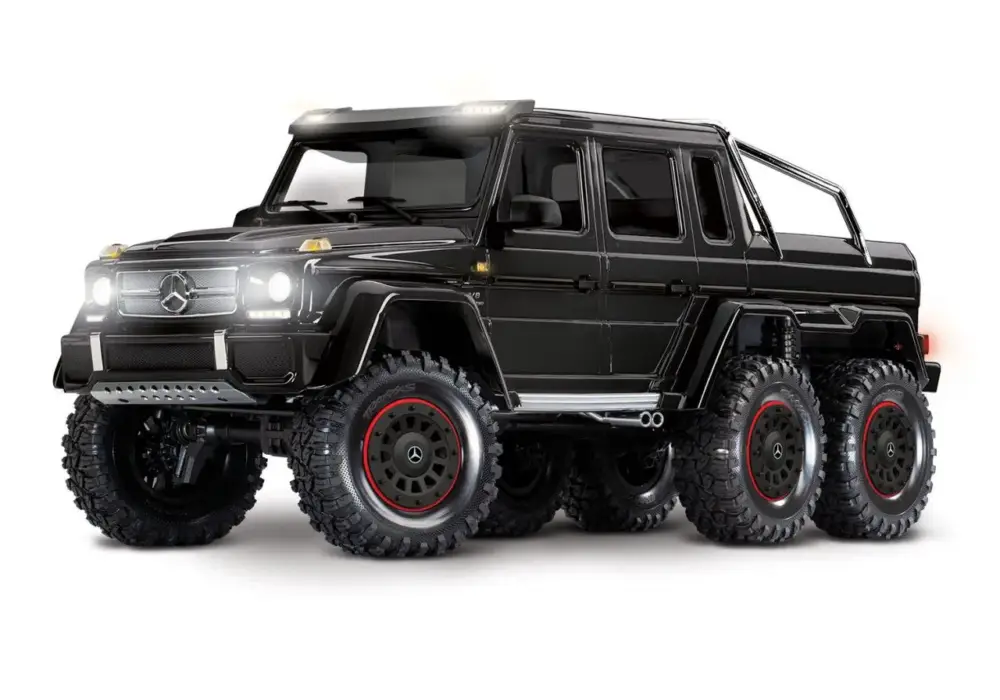 Traxxas TRX-6 Mercedes-Benz G 63 AMG 6x6 - Zwart (Clipless body) Meest Verkocht