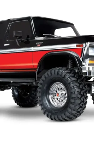 Beste Prijs Traxxas TRX-4 1979 Ford Bronco Crawler - Rood (Clipless Body)
