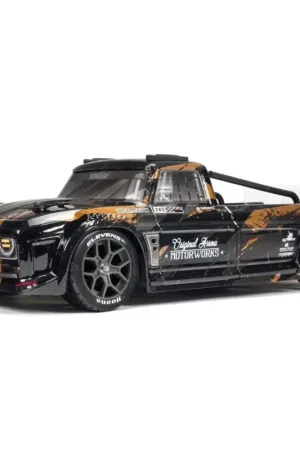 Arrma Infraction 4x4 3S BLX 1/8 All-Road Street Bash Resto-Mod Truck RTR - Zwart/Goud Direct Verzonden