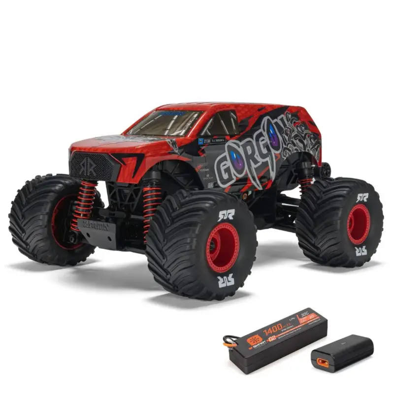 Arrma Gorgon Grom 4x4 1/16 electro RTR - Rood Express Levering