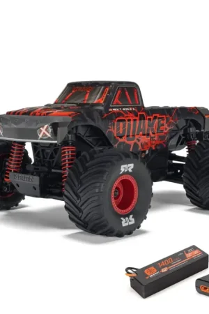Finale Uitverkoop Arrma Quake Grom 4x4 1/16 Elektro RTR - Rood