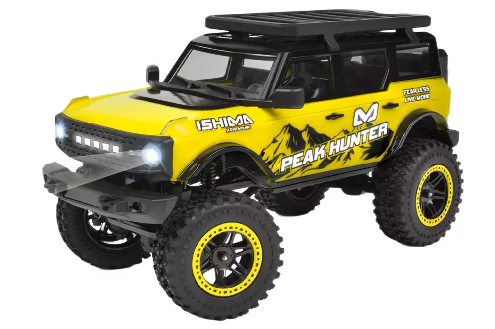Actieprijs Ishima Peak Hunter Crawler 4WD 1/20 4WD RTR - Geel