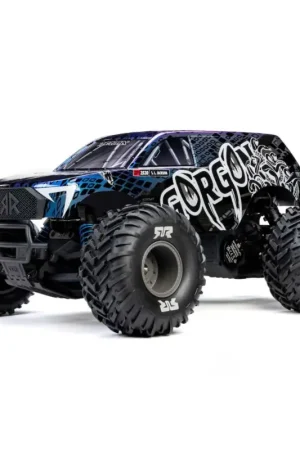 Arrma 1/10 Gorgon 223S 2WD Brushless Monster Truck RTR - Blauw/Zwart Gereduceerde Prijs