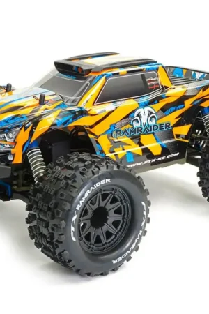 FTX 1/10 RamRaider Brushed MT 4WD RTR - Oranje/Blauw Betaalbaar