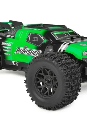 Beste Prijs Team Corally 1/12 PUNISHER XD - RTR - Groen - Brushed 2S