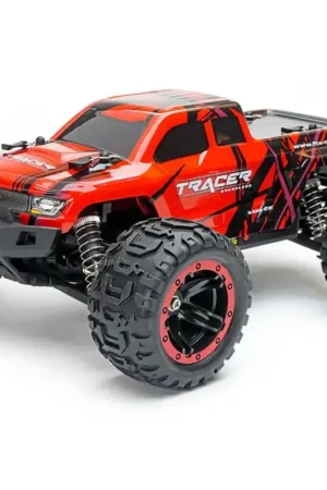 Gereduceerde Prijs FTX Tracer 1/16 4WD Brushless Monster Truck RTR - Rood
