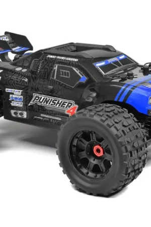 Team Corally Punisher 4 brushless truggy RTR - Blauw Flitsaanbieding