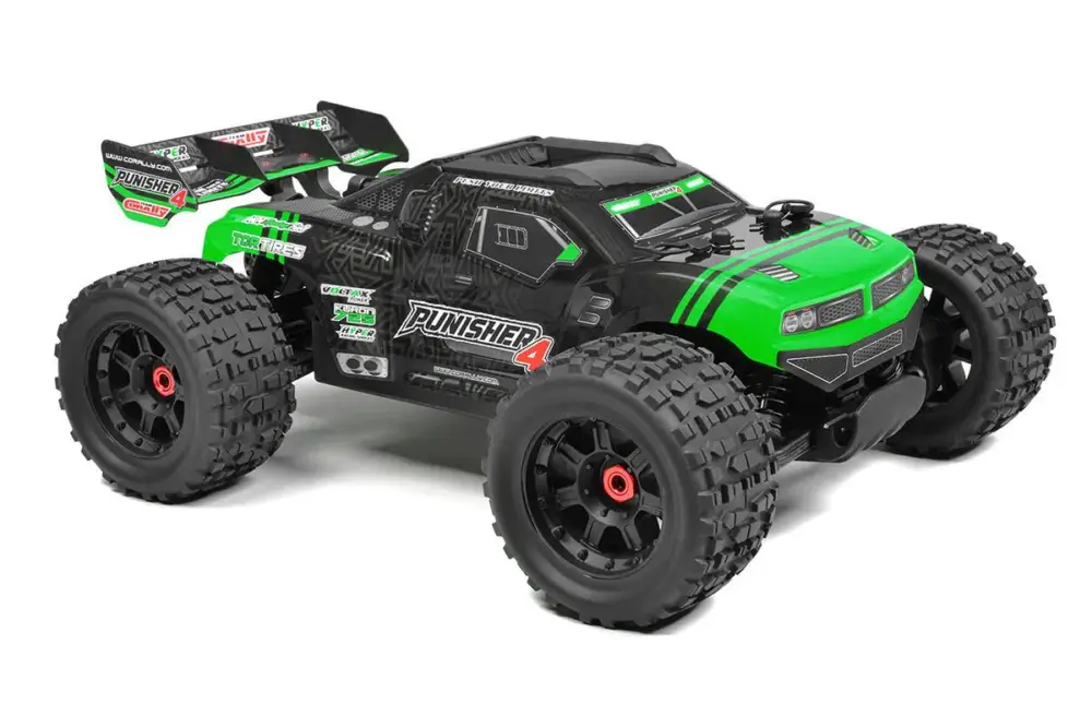 Team Corally Punisher 4 brushless truggy RTR - Groen Bestseller
