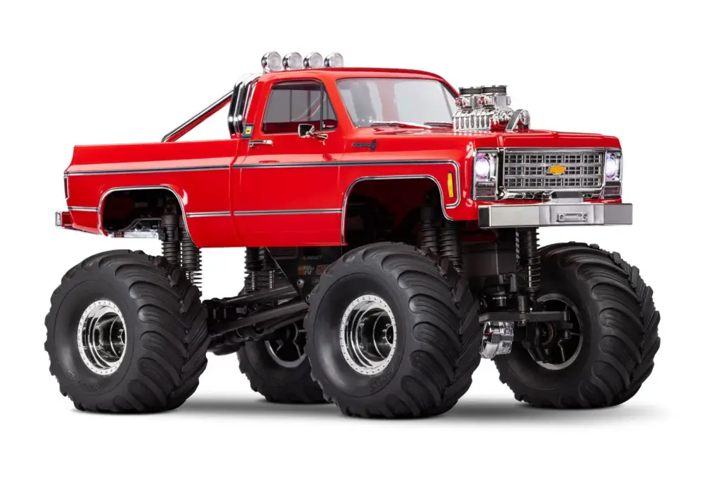 Traxxas TRX-4MT 1/18 Chevrolet K10 Monster Truck RTR - Rood Koop Vandaag