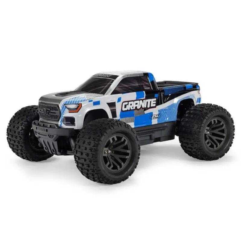 Laatste Versie Arrma 1/10 Granite Mega 665 4X4 RTR Brushed Monster Truck - Blauw