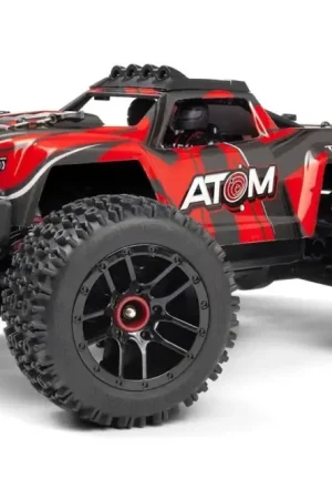Maverick Atom AT1 1/18 4WD Monster Truck RTR - Rood Laatste Versie
