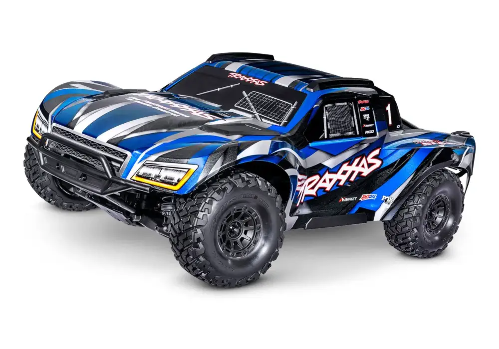 Tijdelijk Beschikbaar Traxxas Maxx Slash 6S brushless shortcourse truck RTR - Blauw