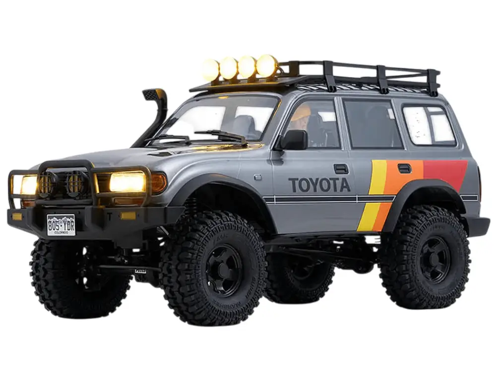 FMS 1/10 Toyota Land cruiser 80 FCX10 scaler RTR (RS version) - Grijs Seizoensaanbieding