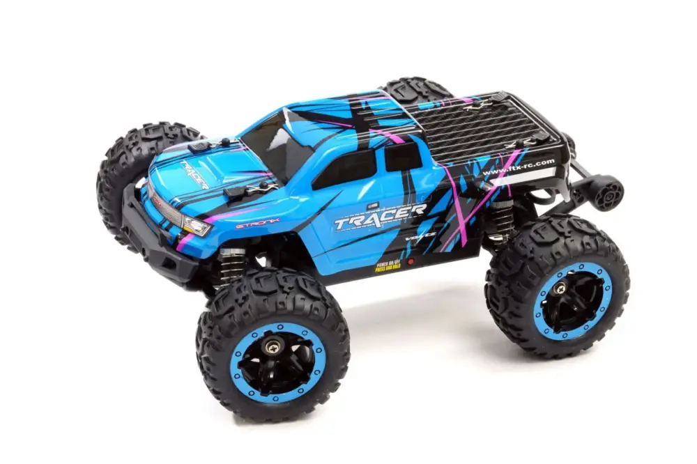 FTX Tracer 1/16 4WD Brushless Monster Truck RTR - Blauw Shop Nu
