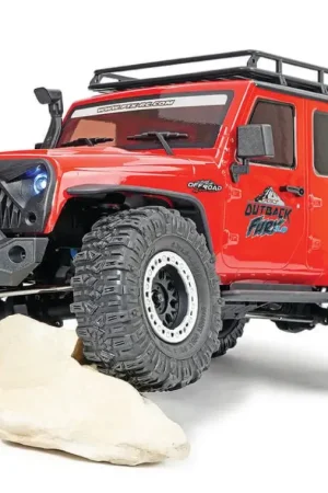 Weekendaanbieding FTX 1/10 Outback Fury 3.0 4x4 electro crawler RTR - Rood