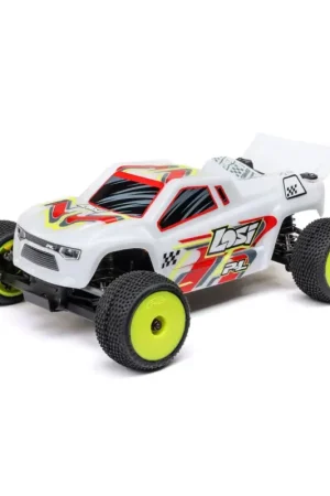 Losi 1/28 Micro-T 2WD Stadium Truck RTR - Wit (Incl. accu & lader) Fabrieksprijs