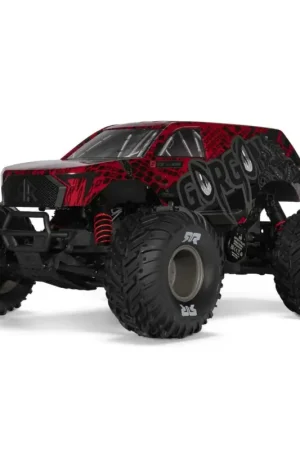 Dagaanbieding Arrma 1/10 Gorgon 223S 2WD Brushless Monster Truck RTR - Rood/Zwart